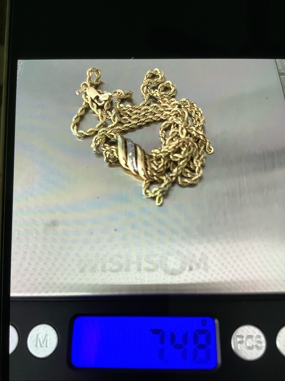 14k Gold necklace. - Picture 6 of 6